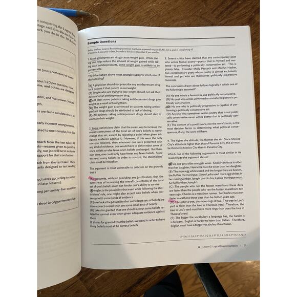 The LSAT Trainer: A Remarkable Self-Study Paperback, by Kim Mike 2nd EDITION - Picture 5 of 8